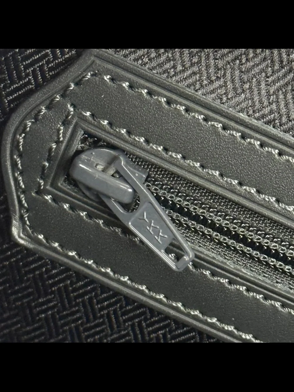 Dior Foldover Clutch in Black and Tan Signature Canvas